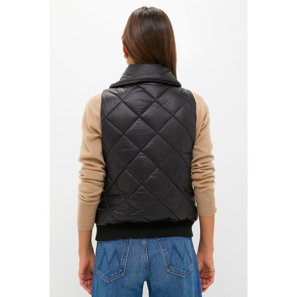 TUCKERNUCK Black Jackson Quilted Vest Size M NWT Retail $138 Tuckernuck - Picture 2 of 7